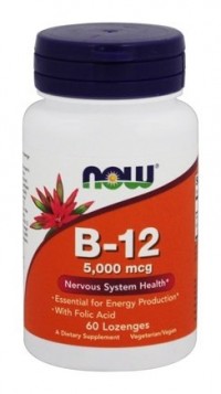 Vitamin B12 5,000 mcg + FOLIC ACID,  60 loz. Vitamin B12 5,000 mcg + FOLIC ACID,  60 loz.